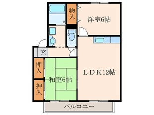 ハイカム－ル貴船台の物件間取画像